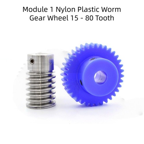 Nylon plastic worm - worm, wheel