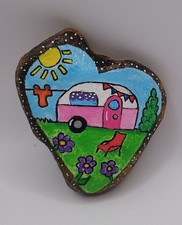 Hand Painted Pebble Stone Rock