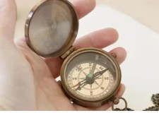 Antique Brass Compass Sundial