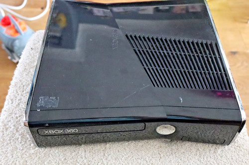 Glossy black xbox 360 model - xbox,