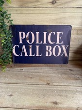 Vintage style police call box - vintage,