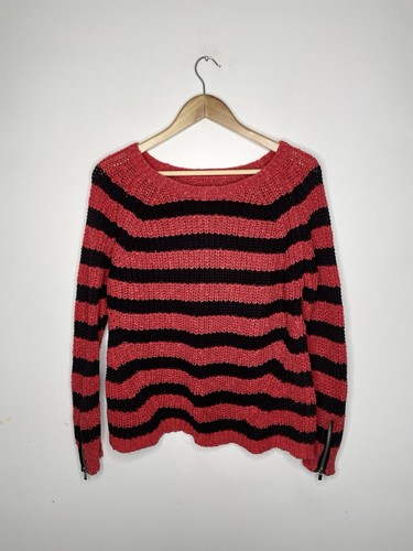 Maje faveur red black striped - maje,