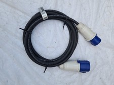 32Amp 5m 240V IP44 3 Pin Extension Lead 6mm² Heavy Duty Industrial Rubber Cable