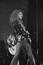 Singer Robert Plant Performing
