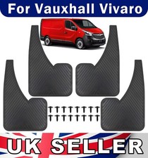 5mm Rubber Universal Fit Car MUDFLAPS Mud Flaps For Vauxhall Vivaro Van Life