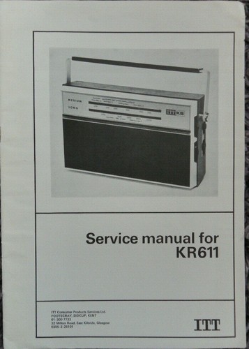 Itt portable radio - portable,