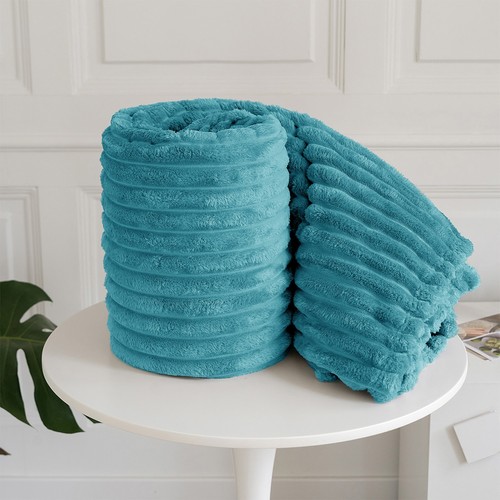 Chunky cord blanket faux - cord,