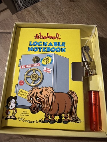 Thelwell lockable notebook - lockable,