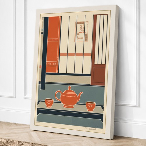 Modernist tea service art - tea, deco