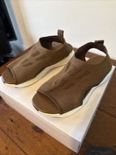 Ladies Brown Soft Wedge