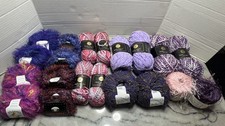 Mixed Lot 20 Skeins Novelty