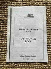 Ferguson Linkage Winch W-UE-20 Reprint