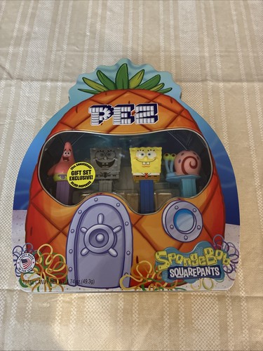 Pez nib spongebob gift set - spongebob,