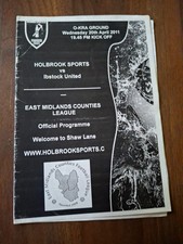 Non-league Programme Holbrook