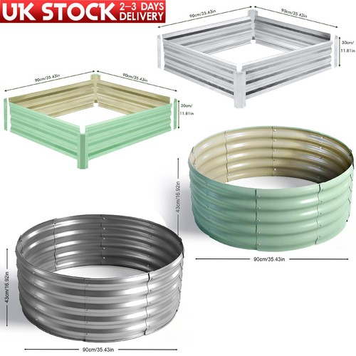 Galvanised steel raised - steel, garden