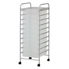 10 Drawer Trolley Cart Rolling