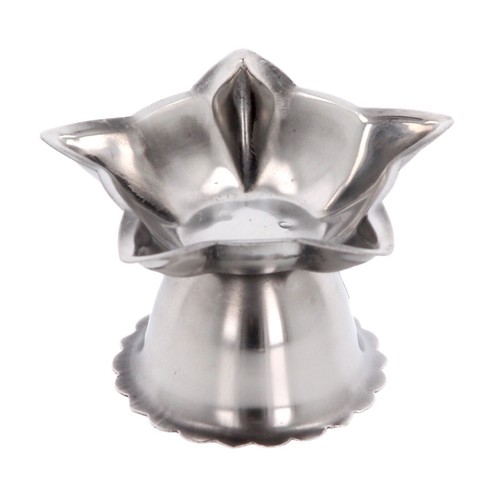 Stainless steel diya lamp - stainless, oil