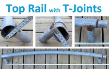 Replacement TOP RAIL WITH T-JOINTS for 16ft Trampoline (108 springs)