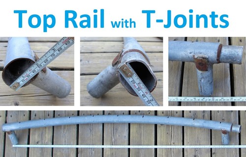 Replacement top rail with - replacement,