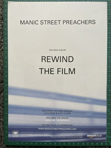 Manic street preachers rewind - manic,