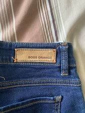 ladies Hugo Boss Jeans Size 33w 32 L New