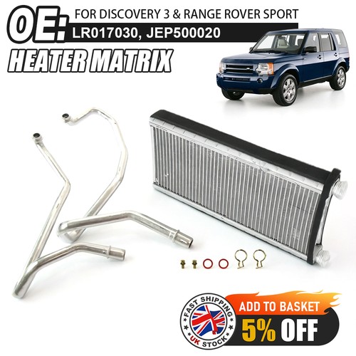 Heater matrix for land - heater, rover