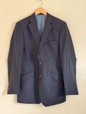 Ozwald Boateng Navy Blue Wool