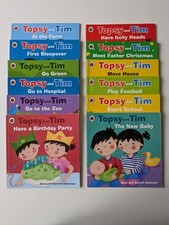 Topsy & Tim Children's Books Bundle x 12 Ladybird Paperbacks
