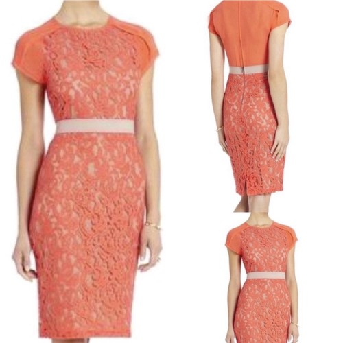 Bcbgmaxazria chara coral lace - chara,