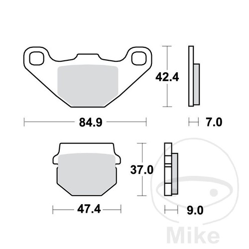 Trw sintered brake pads - trw,
