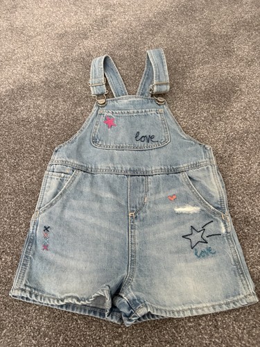 Baby gap denim dungarees - denim, 2