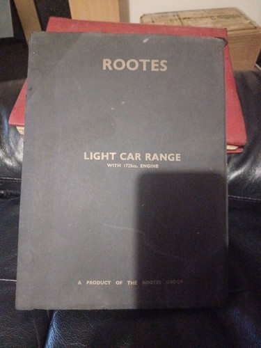 Rootes light car range - car,