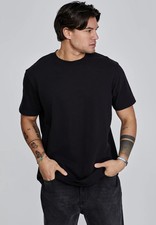 SikSilk Mens Black Filigree