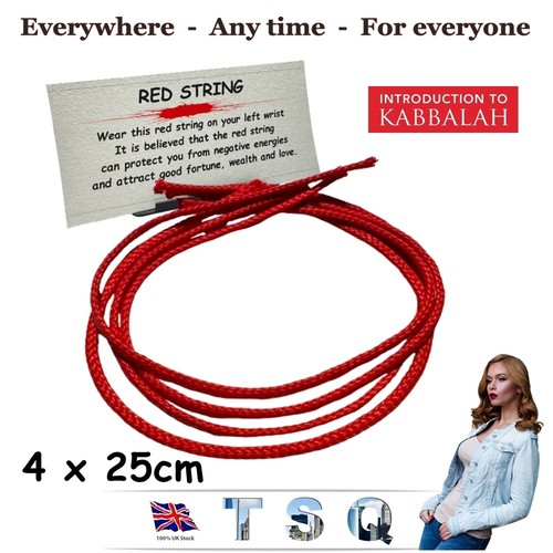 4x25cm kabbalah red string - 4x25cm,