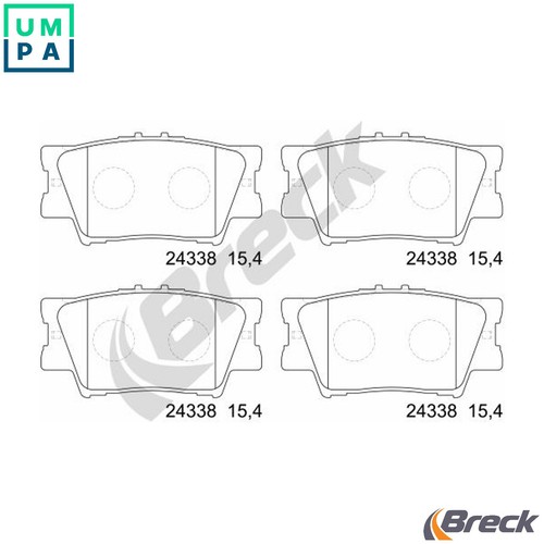 Brake pad set disc - pad,