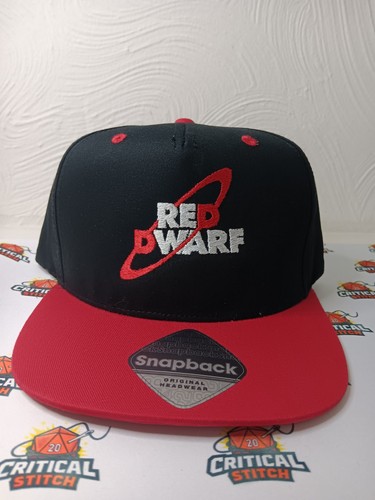 Red dwarf logo - red, peak