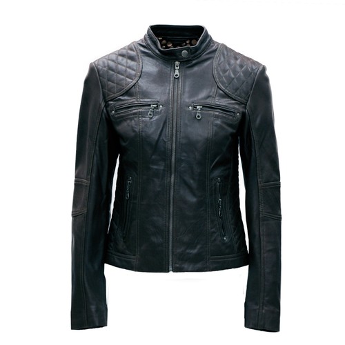 Ladies real leather black - ladies,