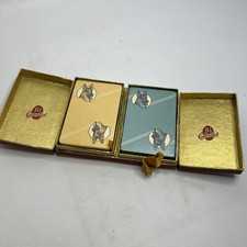 A Double Pack Of Vintage / Antique Playing Cards New In Wraps Dogs
