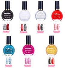 7 Colours Nail Art Special Stamping Polish Set 10 ML Image Stamp Plate Transfer