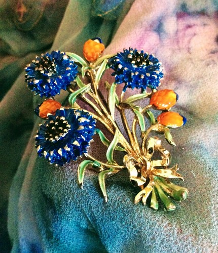Vtg 50s exquisite brooch - vtg,