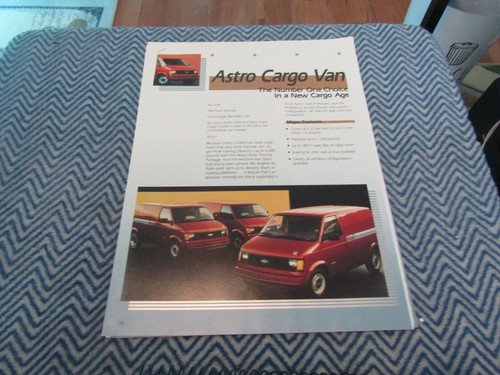 1988 chevrolet astro cargo van - cargo,