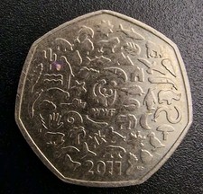 50p Coin WWF World Wild Life