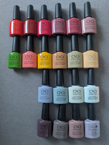 Cnd shellac nail polish - polish, job