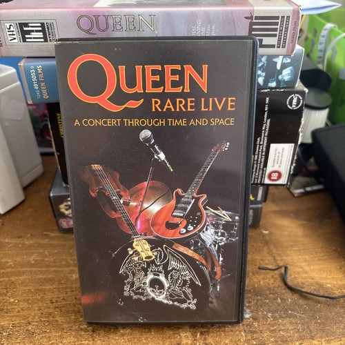 Queen rare live vhs video - live,