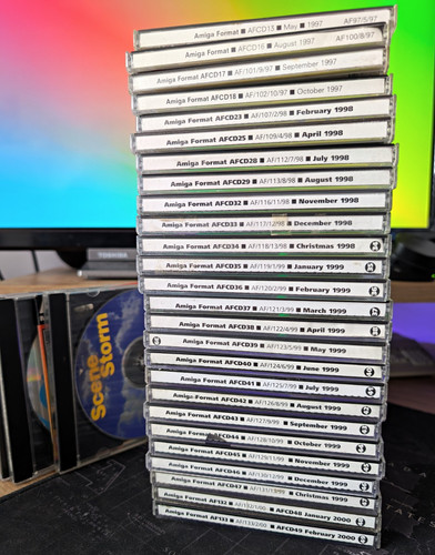 Amiga format cover discs - format,