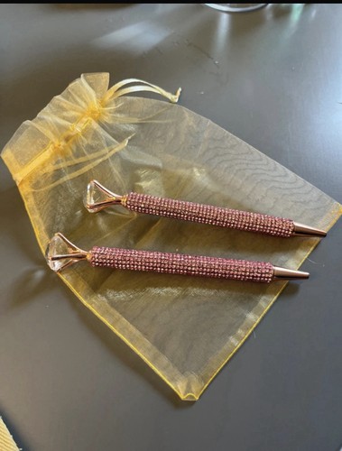 Pink crystal diamante - 2x,