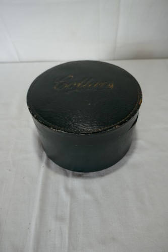 Antique black leather - leather, collar