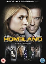 Homeland: The Complete Second Season DVD (2013) Claire Danes cert 15 4 discs