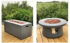 Modern Fire Pit Table Concrete