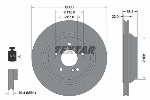 New brake disc for - brake,